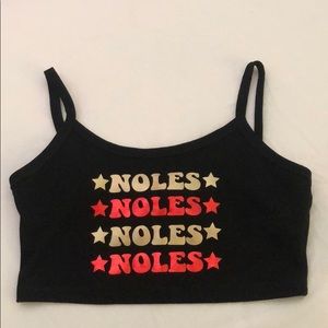 FSU Noles crop top